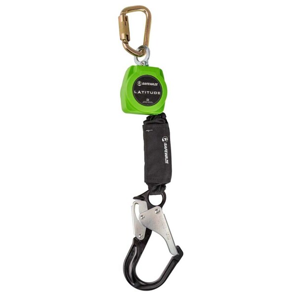 Safewaze Latitude 6' Single Web SRL: Carabiner, Alu Rebar Hook 019-5047 - main